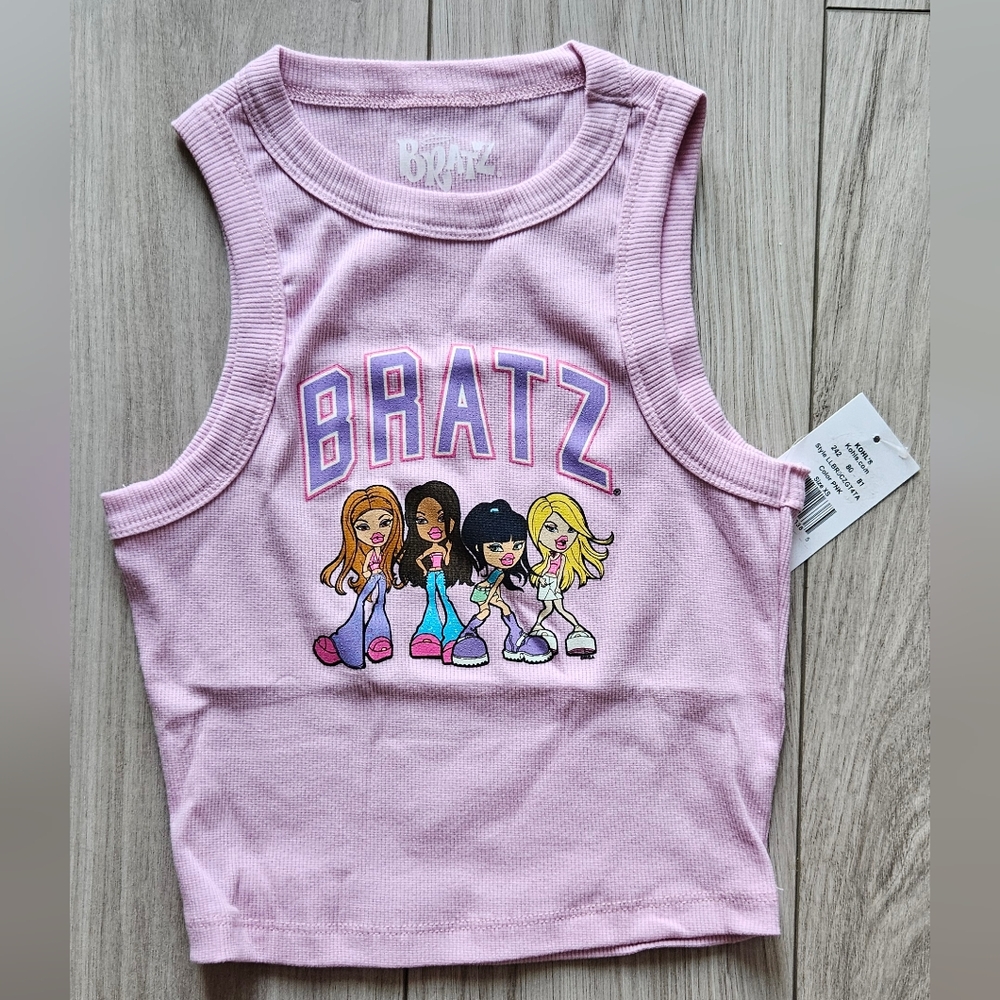 Pink Bratz Tank Top Juniors size XS Girls